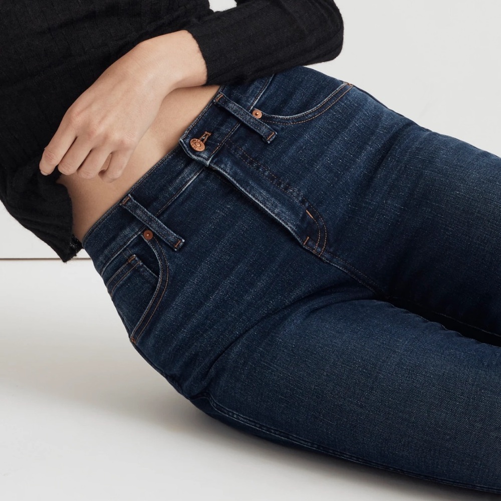 Madewell 10” High-Rise Skinny Jeans - Dark Wash